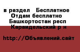  в раздел : Бесплатное » Отдам бесплатно . Башкортостан респ.,Караидельский р-н